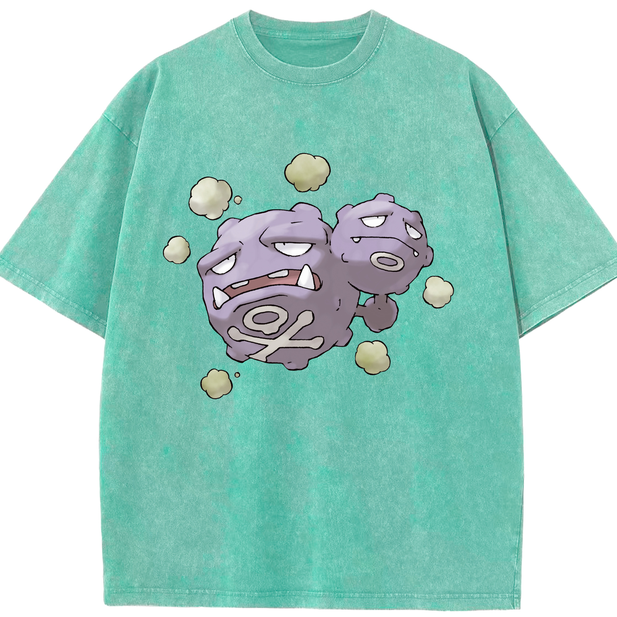 （画像用） ポケットモンスター Pokémon 綿100% ヴィンテージ風 半袖Tシャツ（フロントプリント）